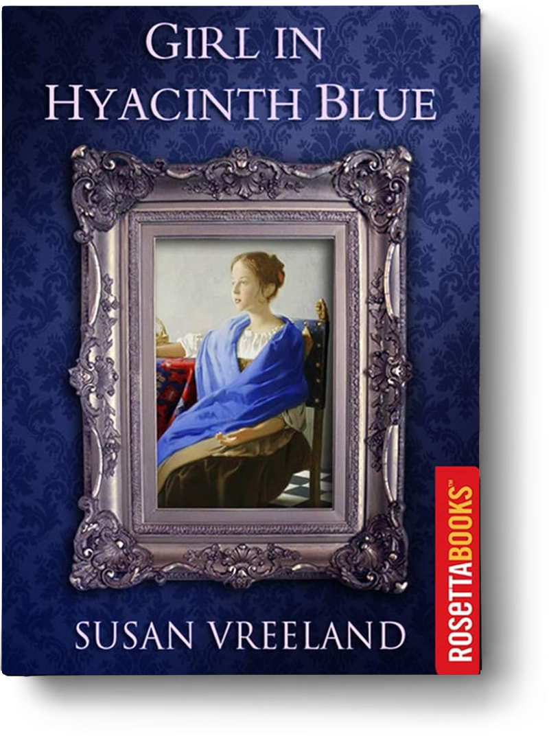 girl in hyacinth blue