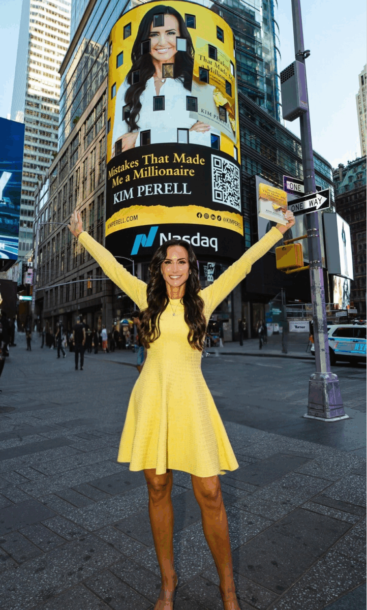 Perell yellow dress